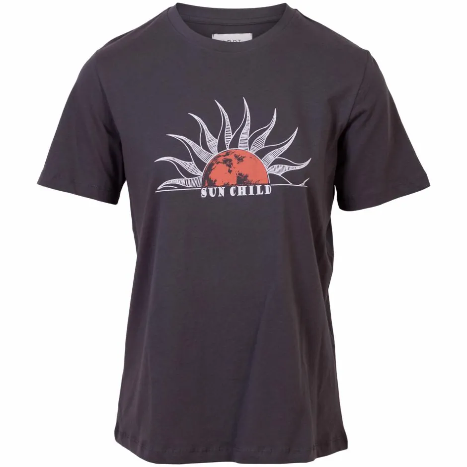 Best ADPT Dame T-shirt - Asphat/Sun Child