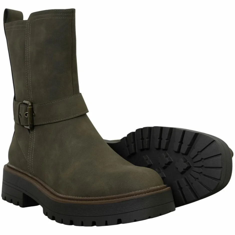 Hot Anyway Dame Støvler - Stone Brown