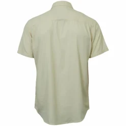 Best Blend Bobby Herre Kortærmet skjorte i hørmix - Bleached Sand