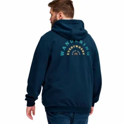 Blend Herre Hættetrøje Plus Size - Dress Blues