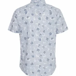 Best Blend Herre Kortærmet skjorte - Dress Blues