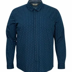 Best Blend Herre Skjorte Plus Size - Dress Blues