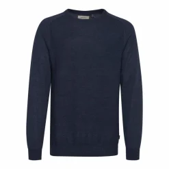 Sale Blend Herre Striktrøje - Dress Blues
