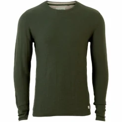 Clearance Blend Herre Striktrøje - Forest Night