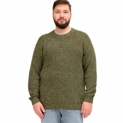 Best Blend Herre Striktrøje Plus Size - Forest Night