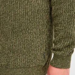 Best Blend Herre Striktrøje Plus Size - Forest Night