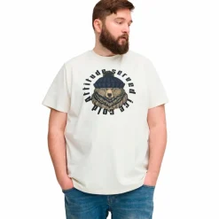 Best Blend Herre T-shirt Plus Size - White bear