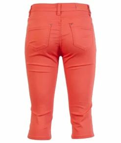 Sale BS Jeans Dame Capri Plus Size - Coral