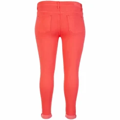 NN BS Jeans Dame Jeans Plus Size - Rød