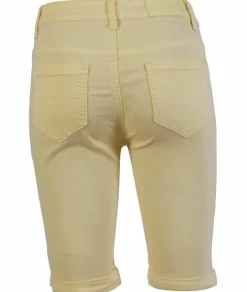 Clearance BS Jeans Dame Shorts - Yellow