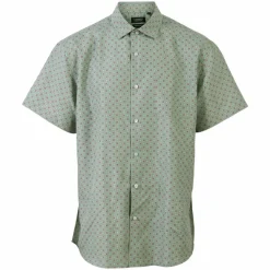 Best Carnét Bernhard Herre Kortærmet skjorte Plus Size - Iceberg Green
