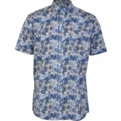 Best Carnét Herre Kortærmet skjorte - Blue