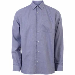 Best Carnét Oak Herre Skjorte Plus Size - Navy Check