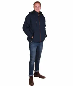 Clearance Carnét Oscar Herre Softshell - Navy