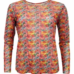 New Cassiopeia Dame Bluse Plus Size - Pink Combi