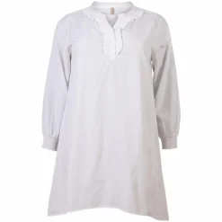 New Cassiopeia Lonetta Dame Tunika Plus Size - Hvid