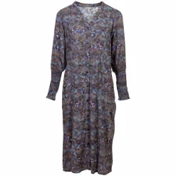 Best Cassiopeia Mettele Dame Kjole Plus Size - Blue Combi