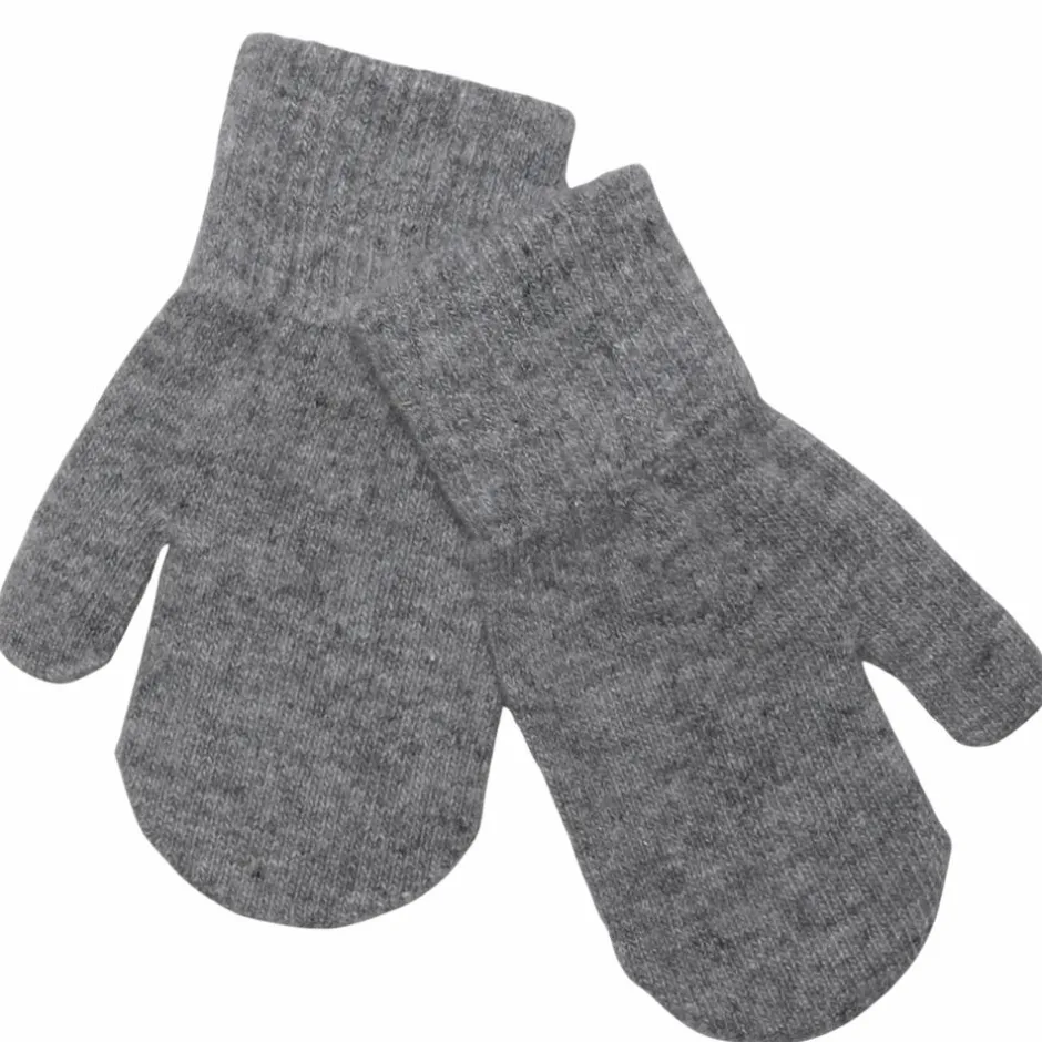 Best CeLaVi Børne Luffer i uldmix - Grey Melange