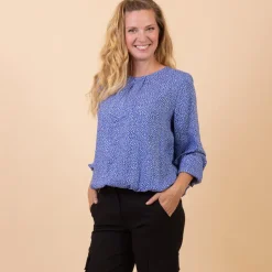 Sale ChaCha Dame Bluse - Blue