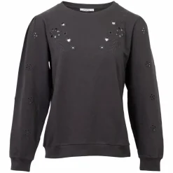 Best ChaCha Dame Bluse - Dark Grey