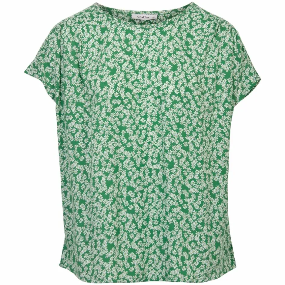 Hot ChaCha Dame Bluse - Green