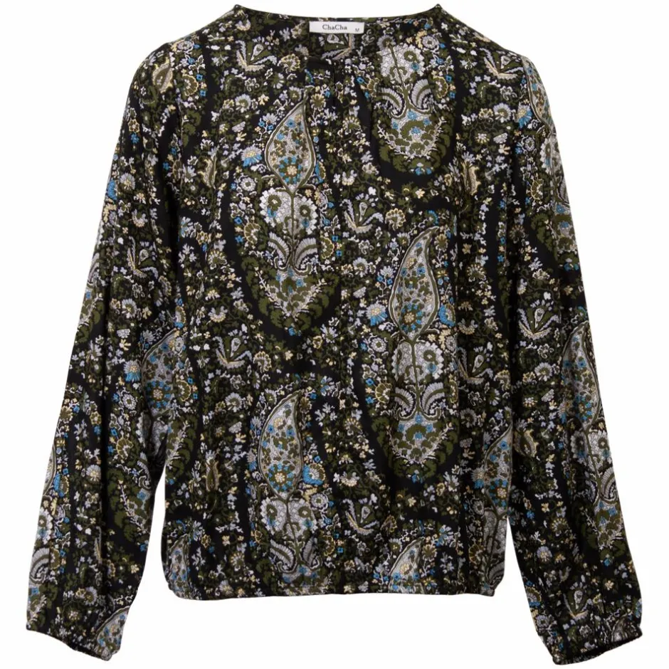 Outlet ChaCha Dame Bluse - Green