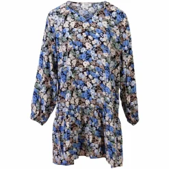 Best ChaCha Dame Kjole - Bright Blue Combi