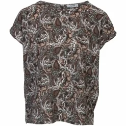 ChaCha Dame Kortærmet bluse - Green