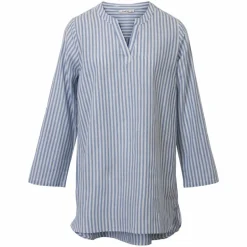 Clearance ChaCha Dame Tunika i hørmix - Blue