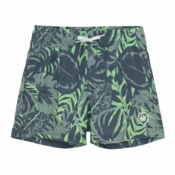 New Color Kids Drenge Badebukser - Iceberg Green