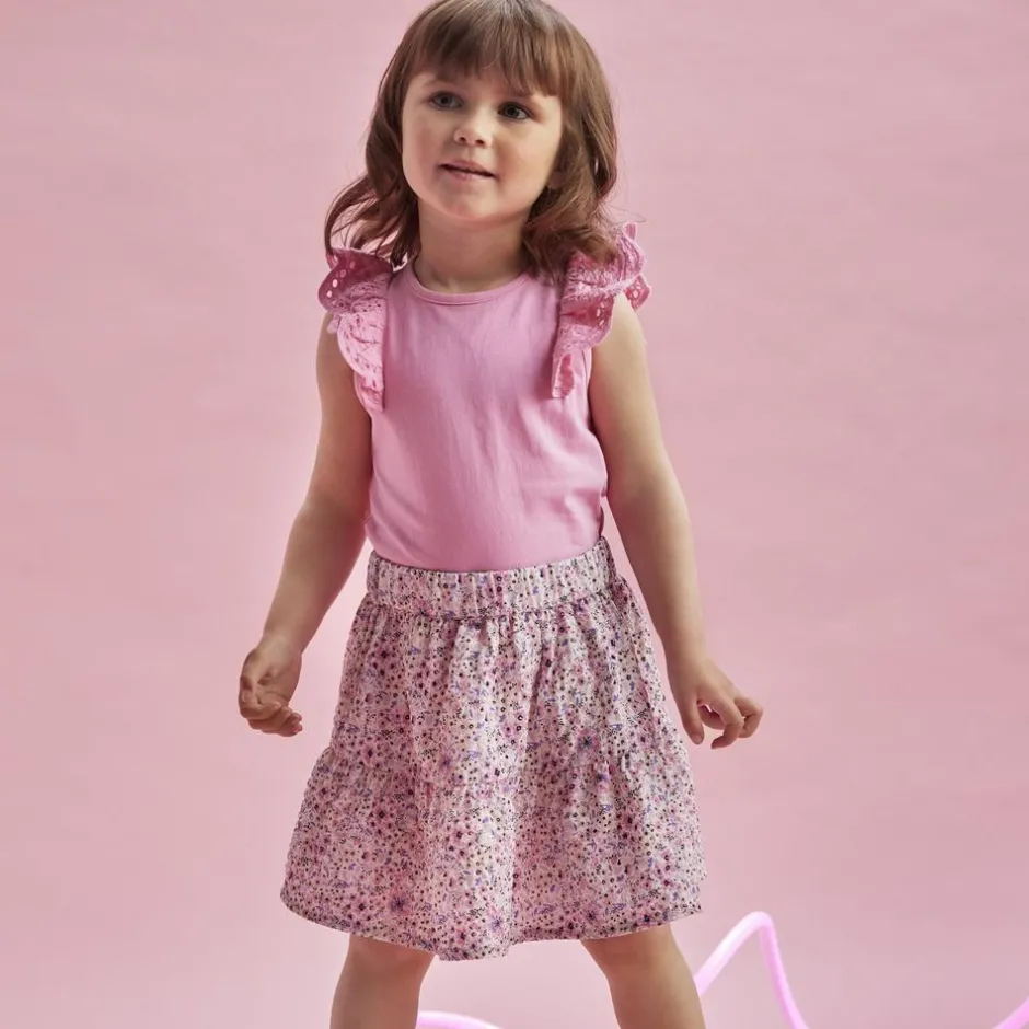 Hot Creamie Pige Nederdel - Buttercream