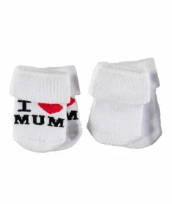 Clearance Crossbow Baby Strømper - Hvid/Mor