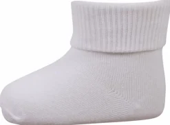 Clearance Crossbow Baby Strømper i økologisk bomuld - Hvid/Grå