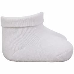 Discount Crossbow Baby Strømper i økologisk bomuld - Pink/hvid