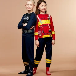 Hot Crossbow Brandmand Børne Nattøjssæt - Red