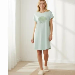 Discount Crossbow Dame Natkjole - Lysegrøn