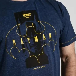 Clearance D555 Burnley Herre T-shirt - Blue Reno