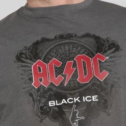 Sale D555 Clydebank Herre T-shirt - Charcoal Marl