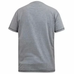 Clearance D555 Comic Marvel Herre T-shirt Plus Size - Grey Marl