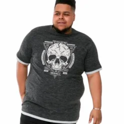 D555 Darrren Herre T-shirt Plus Size - Black Reno