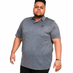 Discount D555 Hatford Herre Polo Plus Size - Charcoal
