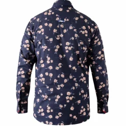 New D555 Herre Skjorte Plus Size - Navy