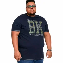 Sale D555 Herre T-shirt - Navy