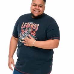 Outlet D555 Jagger Herre T-shirt - Navy