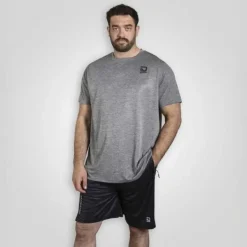 Outlet D555 Retford Herre Trænings t-shirt - Charcoal Marl