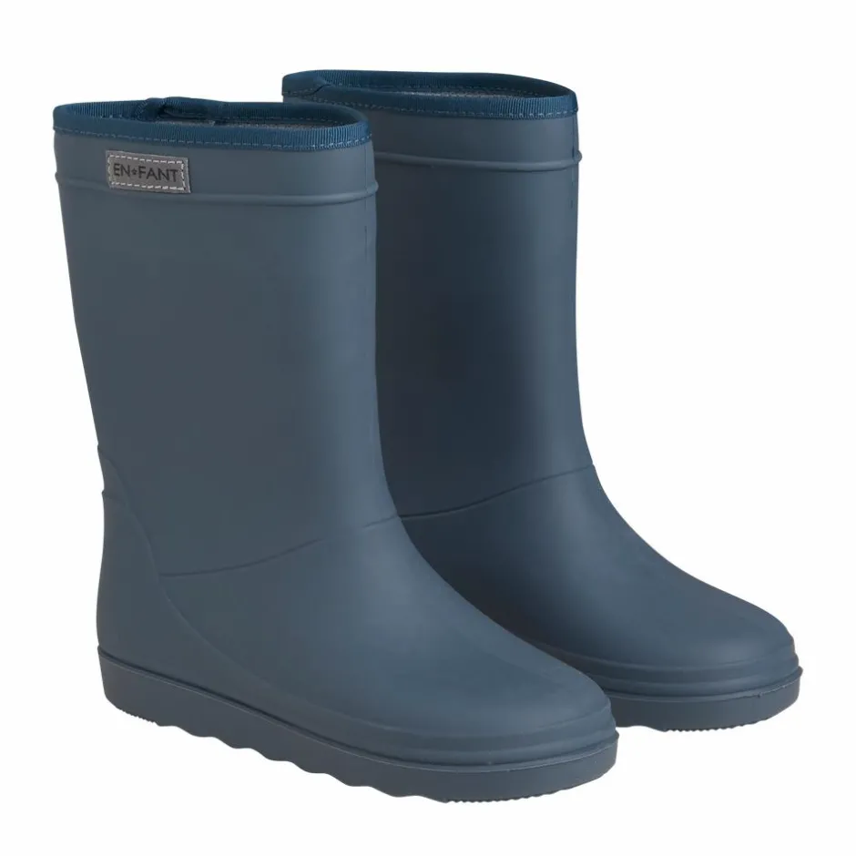 New En Fant Børne Gummistøvler - Dark Slate