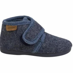 Outlet En Fant Børne Hjemmesko i uld - Navy Melange