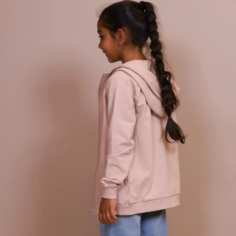 Hot En Fant Børne Hættetrøje - Shadow Gray