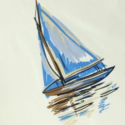 New En Fant Drenge T-shirt i økologisk bomuld - Egret