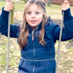 Hot En Fant Pige Termosæt m. BIONIC-FINISH® ECO coating - Blue Night